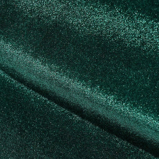 Close up of green velvet fabric