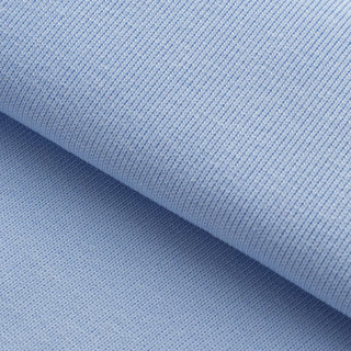 Blue scuba fabric closeup
