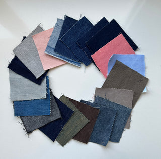 Fabric Swatch Bundle Pack - Premium Japanese Denim Sample Set