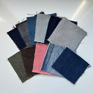Fabric Swatch Bundle Pack - Premium Japanese Denim Sample Set