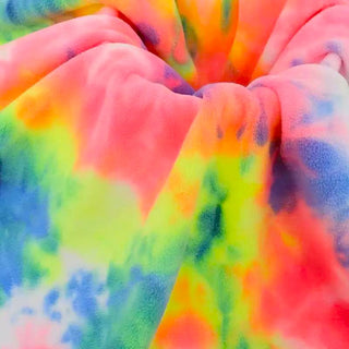 Tie Dye Stretch Polyester Double Sided Polar Fleece A109302