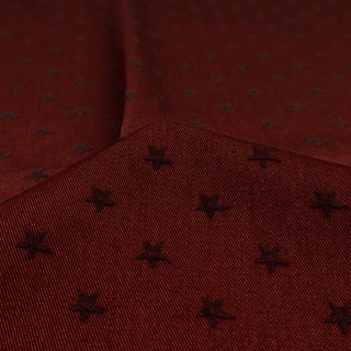 Yardblox Exclusive Made in Japan HOKKOH Stars Multi Color Non-Stretch Embroidery Cotton Bull Denim Twill DS21522