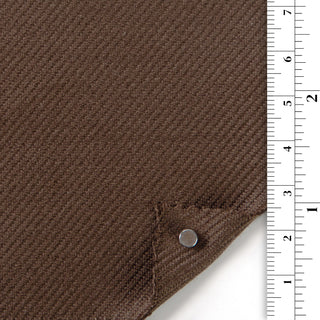 Solid Machine Washable Worsted Wool Viscose Twill Suiting A025508
