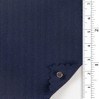 Premium Herringbone Stretch Easy Care Worsted Wool Polyester Blended Gabardine A026302