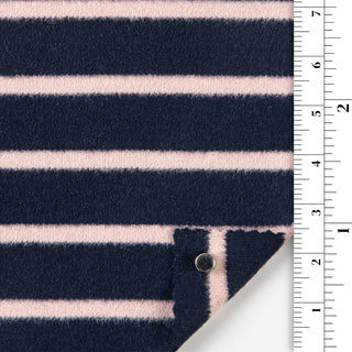 Stripes Stretch Double Peached Rayon Acrylic Blended Double Knit / Interlock A112303