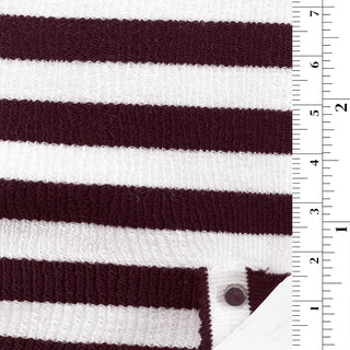 Stripes Stretch Cotton Rib 1x1 A112306