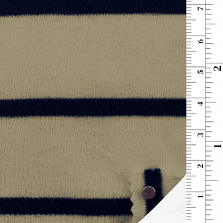 Stripes Stretch Cotton Rib 1x1 A112308