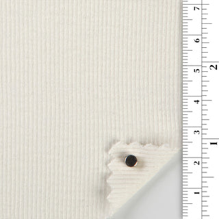 Premium Solid Stretch Cotton Merino Wool Blended Rib 2x2 A115316