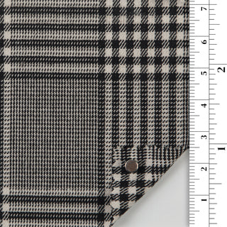 Plaid/Checkered Stretch Double Peached Polyester Rayon Blended Twill A117320