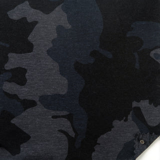 Camouflage Stretch Hemp Recycled Polyester Jersey A201530