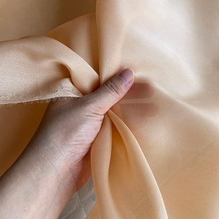 Yardblox Exclusive Luxury Silk Collection Solid Multi Color Non-Stretch Mulberry Silk Satin Face Organza DS26506 -12 Momme