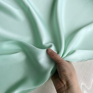 Yardblox Exclusive Luxury Silk Collection Solid Multi Color Stretch Mulberry Silk Elastane Blended Charmeuse Satin DS26508 -19 Momme