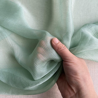 Yardblox Exclusive Luxury Silk Collection Solid Multi Color Non-Stretch Crinkled Mulberry Silk Georgette DS26502 -5 Momme