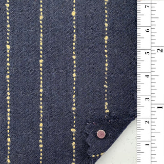 Premium Stripes Wool Polyester Blended Tweed B006309