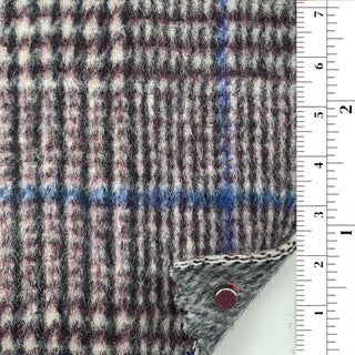 Premium Glen/Wales Check Wool Polyester Blended Double Faced Melton B006331