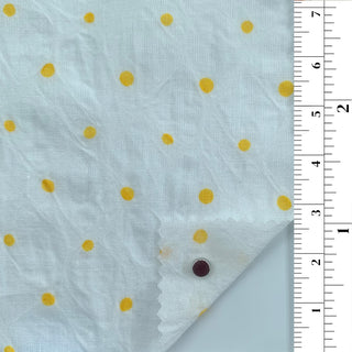 Dot/Polka Dot Puckered Cotton Plain Woven B010312