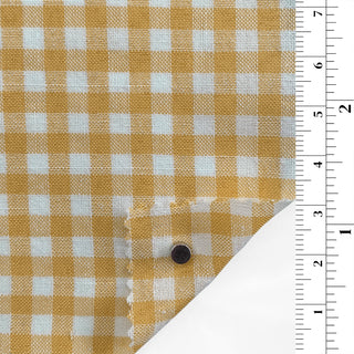 Gingham Cotton Polyester Blended Slub B010323
