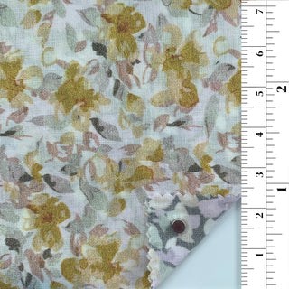 Floral Cotton Plain Woven B010339