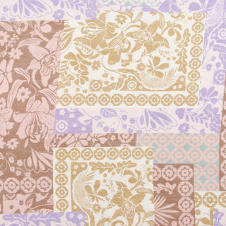 Japanese Fashion Designer Floral Multi Color Non-Stretch Linen Tencel™ / Lyocell Blended Plain Woven B017639