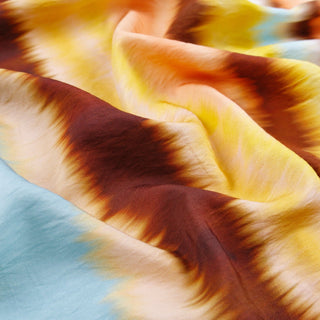 Japanese Fashion Designer Tie Dye Multi Color Non-Stretch Linen Tencel™ / Lyocell Blended Plain Woven B017640