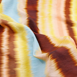 Japanese Fashion Designer Tie Dye Multi Color Non-Stretch Linen Tencel™ / Lyocell Blended Plain Woven B017640