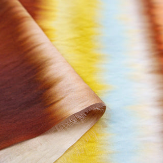 Japanese Fashion Designer Tie Dye Multi Color Non-Stretch Linen Tencel™ / Lyocell Blended Plain Woven B017640