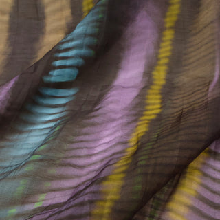 Japanese Fashion Designer Abstract Multi Color Non-Stretch Linen Tencel™ / Lyocell Blended Plain Woven B017646