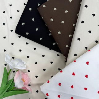 Hearts Cotton Twill B022604