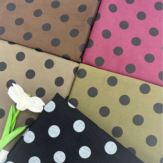 Polka Dot Cotton Twill B022605