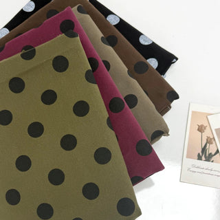 Polka Dot Cotton Twill B022605