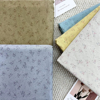 Floral Washed Cotton Twill B022606