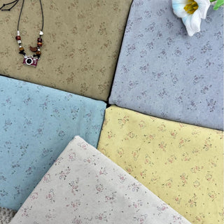 Floral Washed Cotton Twill B022606