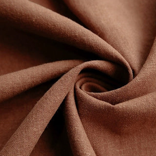 Solid Sand Washed Ramie Lyocell Plain Woven Woven B023603 - 76 Colors Available