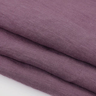 Solid Sand Washed Hemp Linen Plain Woven Woven B023609 - 10 Colors Available