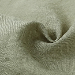 Solid Sand Washed Linen Plain Woven Woven B023620 - 31 Colors Available