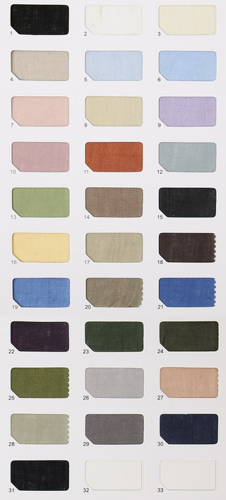Solid Sand Washed Linen Plain Woven Woven B023620 - 31 Colors Available