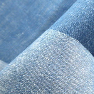 Solid Linen Cotton Denim Twill B023623 - 4 Colors Available