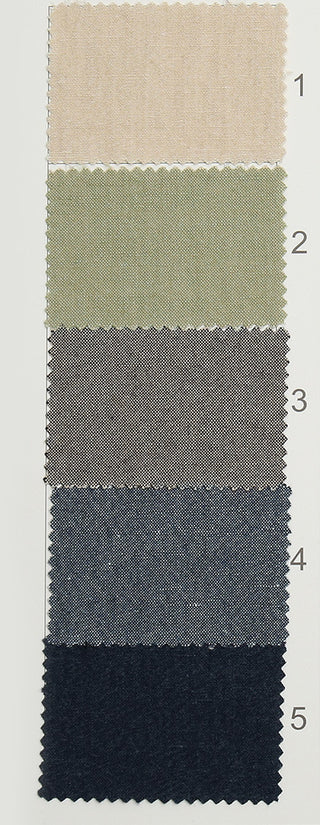 Solid Pima Cotton Wool Plain Woven Woven B023627 - 5 Colors Available