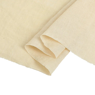 Solid Sand Washed Hemp Plain Woven Woven B023628 - 82 Colors Available