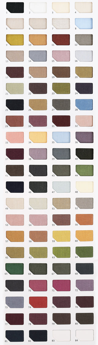 Solid Sand Washed Hemp Plain Woven Woven B023628 - 82 Colors Available