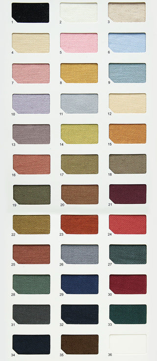 Solid Sand Washed Cotton Linen Twill B023630 - 35 Colors Available