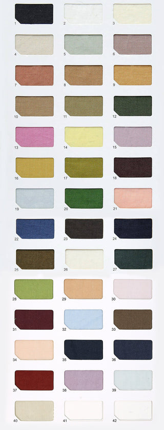 Solid Washed Ramie Plain Woven Woven B023632 - 40 Colors Available