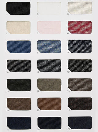 Solid Linen Cotton Twill B023636 - 21 Colors Available