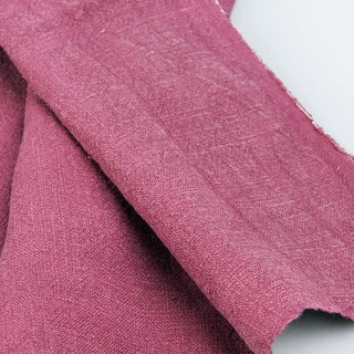 Solid Sand Washed Ramie Cotton Slub B023644 - 66 Colors Available