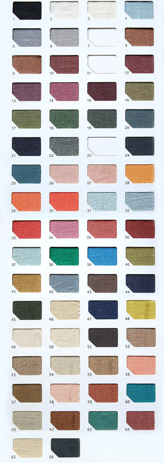 Solid Sand Washed Ramie Cotton Slub B023644 - 66 Colors Available