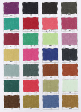 Solid Linen Plain Woven Woven B023645 - 252 Colors Available