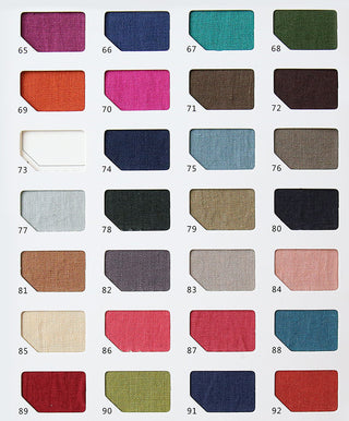 Solid Sand Washed Linen Plain Woven Woven B023646 - 154 Colors Available