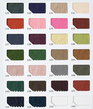 Solid Sand Washed Linen Plain Woven Woven B023646 - 154 Colors Available