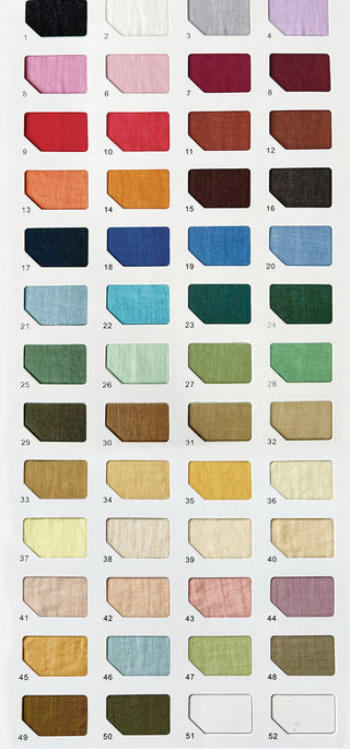 Solid Sand Washed Ramie Plain Woven Woven B023647 - 50 Colors Available