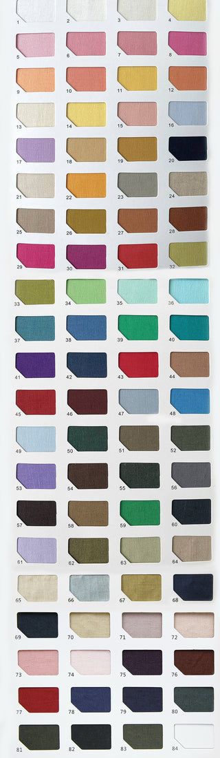 Solid Linen Cotton Plain Woven B023648 - 83 Colors Available